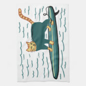 Surfbrett Geschirrtuch (Vertikal)