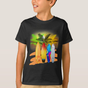 Surfbrett Hawaii Beach Souvenir Surfing T-Shirt