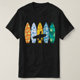 Surfbrett Hawaii Wave Surfbrett Lover Be T-Shirt