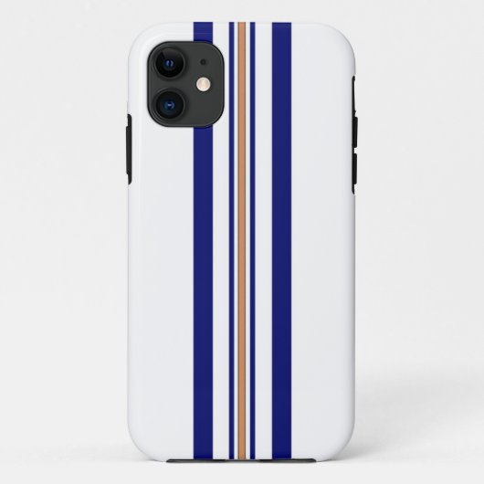 Surfbrett iPhone 5 Fall - blaue Streifen Case-Mate iPhone Hülle (Rückseite)
