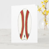 Surfbrett-Karten Karte (Gelbe Blume)