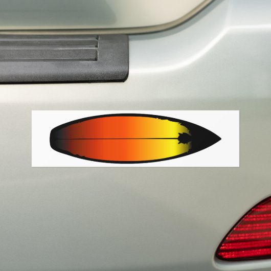 Surfbrett-Landschaft Autoaufkleber (Auf Auto)