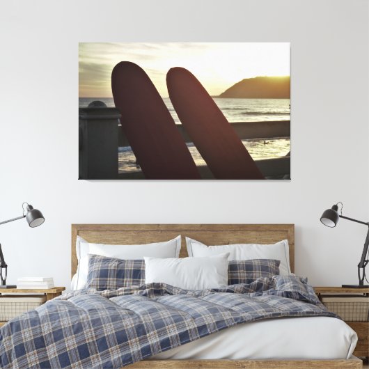 Surfbrett Leinwanddruck (Insitu (Schlafzimmer))