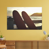Surfbrett Leinwanddruck (Insitu (Wohnzimmer))