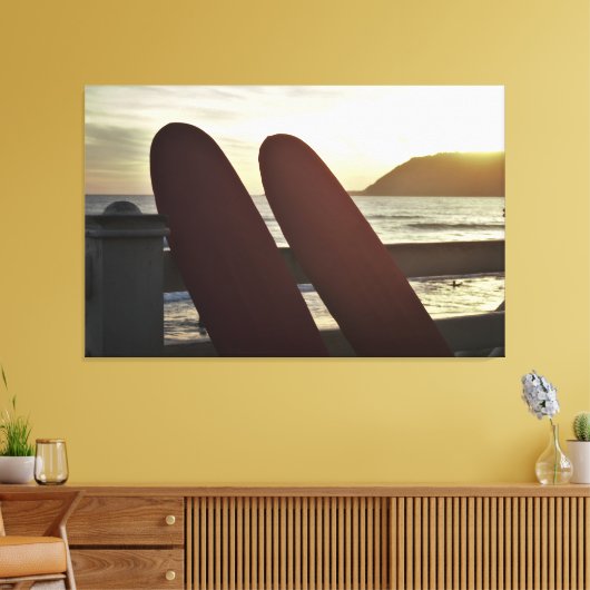 Surfbrett Leinwanddruck (Insitu (Wohnzimmer))