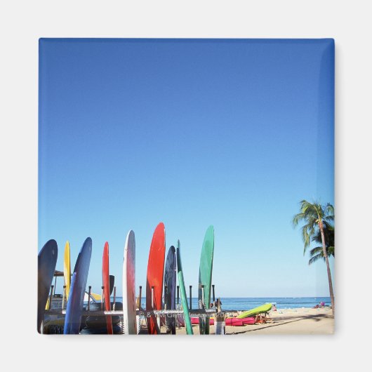 Surfbrett Magnet (Vorne)