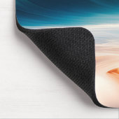 Surfbrett mit großer Welle Mousepad (Ecke)