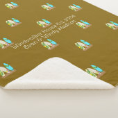 Surfbrett-Muster personalisiert Sherpadecke (3/4)