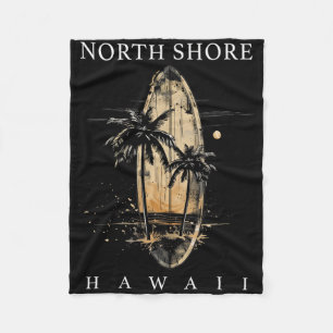 Surfbrett North Shore Hawaii Oahu Haleiwa Surfer  Fleecedecke
