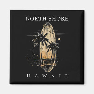Surfbrett North Shore Hawaii Oahu Haleiwa Surfer Magnet