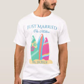 Surfbrett nur verheiratet T-Shirt (Vorderseite)