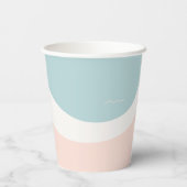 Surfbrett Pappbecher (Rückseite)