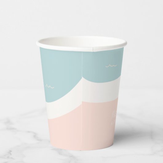 Surfbrett Pappbecher (Rechts)