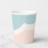 Surfbrett Pappbecher (Rechts)