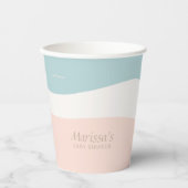 Surfbrett Pappbecher (Vorderseite)