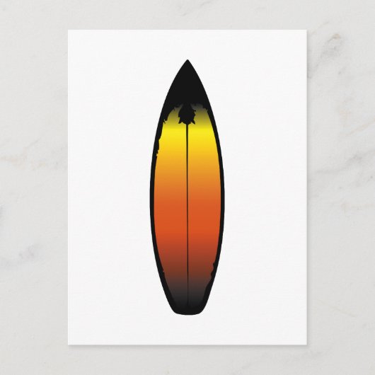 Surfbrett Postkarte (Vorderseite)
