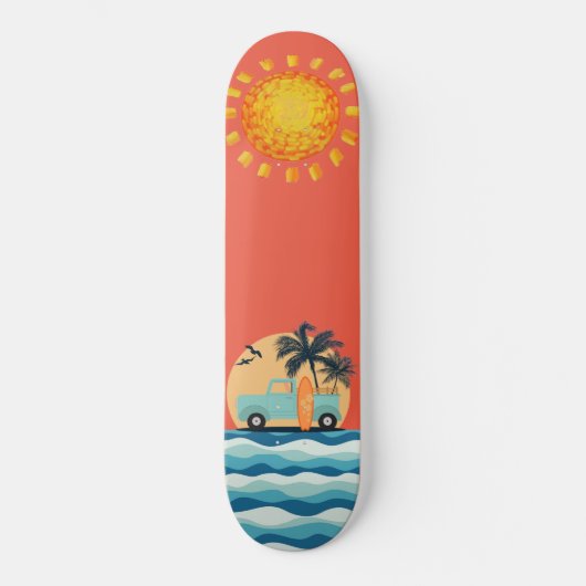 Surfbrett Skateboard (Vorderseite)