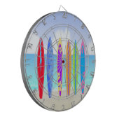 Surfbrett-Strand-Dartscheibe Dartscheibe (Vorderseite Links)