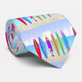 Surfbrett-Strand-Hals-Krawatte Krawatte (Gerollt)