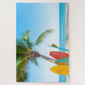 Surfbrett-Strand Puzzle (Vertikal)