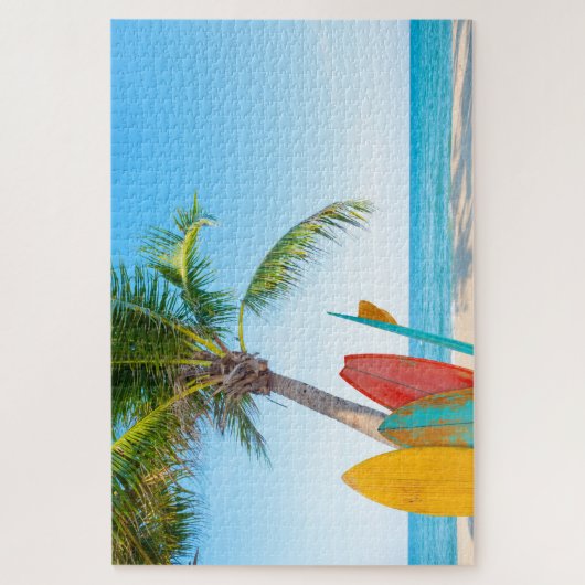 Surfbrett-Strand Puzzle (Vertikal)