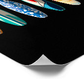 Surfbrett-Surfen Poster (Ecke)
