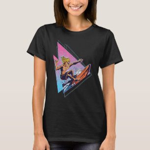 Surfbrett Surfer 80er Vaporwave Wassersport Sommer T-Shirt