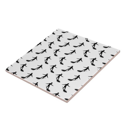 Surfbrett Surfmuster CUSTOM HINTERGRUNDFARBE Fliese (Seite)