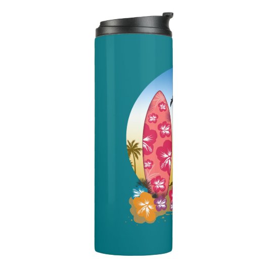 Surfbrett Thermosbecher (Nach links gedreht)