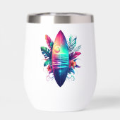 Surfbrett Tropischer Strand- (Rückseite)