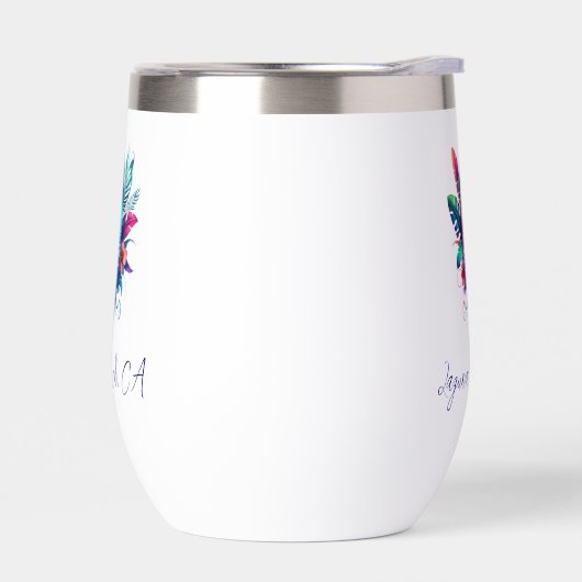 Surfbrett Tropischer Strand- (Links)