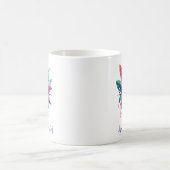 Surfbrett Tropischer Strand- Kaffeetasse (Mittel)