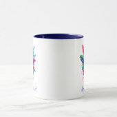 Surfbrett Tropischer Strand- Tasse (Zentrum)