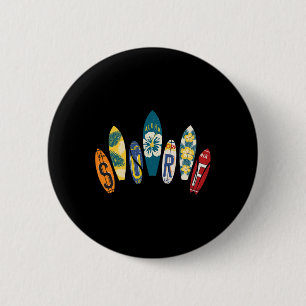 Surfbrett-Typen I Surfboard-Deko Wassersport Surfe Button