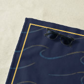 Surfbrett und Haifisch Funny Surfer Sommer Strandtuch (Beispiel)