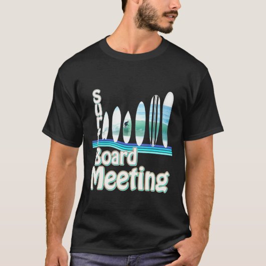 Surfbrett-Wellenformen T-Shirt (Vorderseite)
