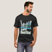 Surfbrett-Wellenformen T-Shirt (Vorne ganz)