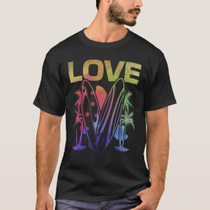 Surfbrett Wellenreiten Surfbrett Surfer Wassersurf T-Shirt