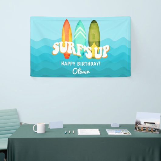 Surfbrett zum Geburtstag Banner (Messeveranstaltung)