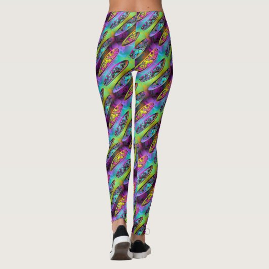 Surfbretter 2A-2D Bildoptionen Leggings (Rückseite)