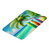 Surfbretter am Strand Magnet (Linke Seite)