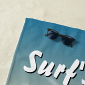 Surfbretter am Strand Strandtuch (Beispiel)