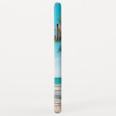 Surfbretter am Strand werfen Kissen Case-Mate iPhone Hülle (Hinten/Rechts)