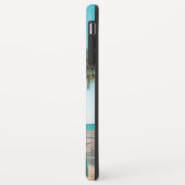 Surfbretter am Strand werfen Kissen Case-Mate iPhone Hülle (Hinten/Links)