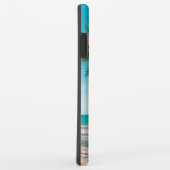 Surfbretter am Strand werfen Kissen Case-Mate iPhone Hülle (Hinten/Rechts)