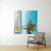 Surfbretter am Strand werfen Kissen Wandteppich (Beispiel (Horizontal))