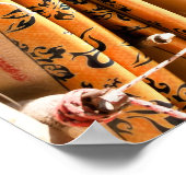 Surfbretter am Waikiki Beach, Hawaii Poster (Ecke)