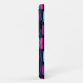 Surfbretter auf dunkelblauen farbigen Surfern Case-Mate iPhone Hülle (Hinten/Rechts)