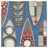 Surfbretter blau stoff (Nahaufnahme)