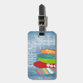 Surfbretter - Gepäckmarke Gepäckanhänger (Vorderseite vertikal)